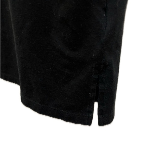 Michael Kors Black Blouse With Gold Hardware with Zippered Sleeves - Picture 6 of 7